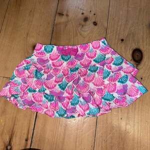 Tommy Bahama Girls Tiered Seashell Print Skort Size XS (4)